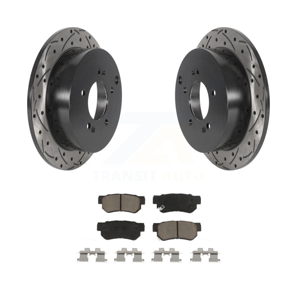 Coated Disc Rotors and Ceramic Brake Pads Kit-KDC-100895 - Kit.bestparts.ca Kit.bestparts.ca