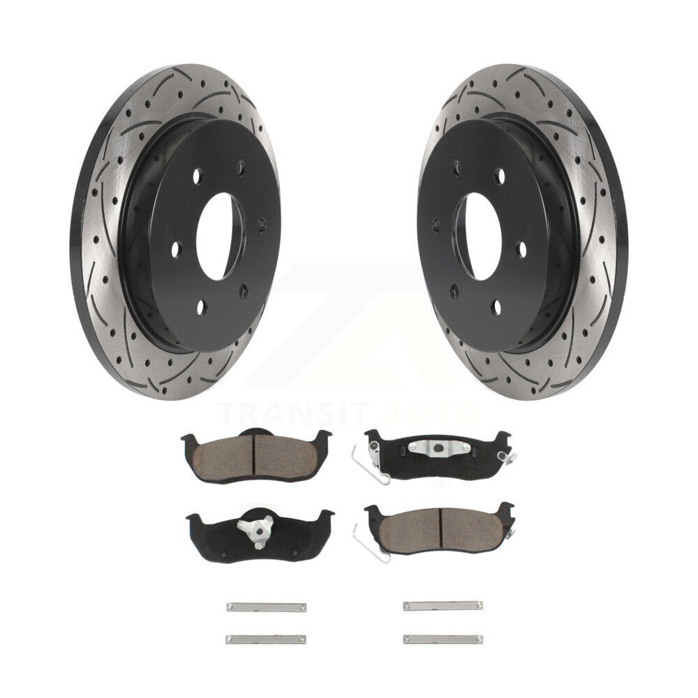 Coated Disc Rotors and Ceramic Brake Pads Kit-KDC-100902 - Kit.bestparts.ca