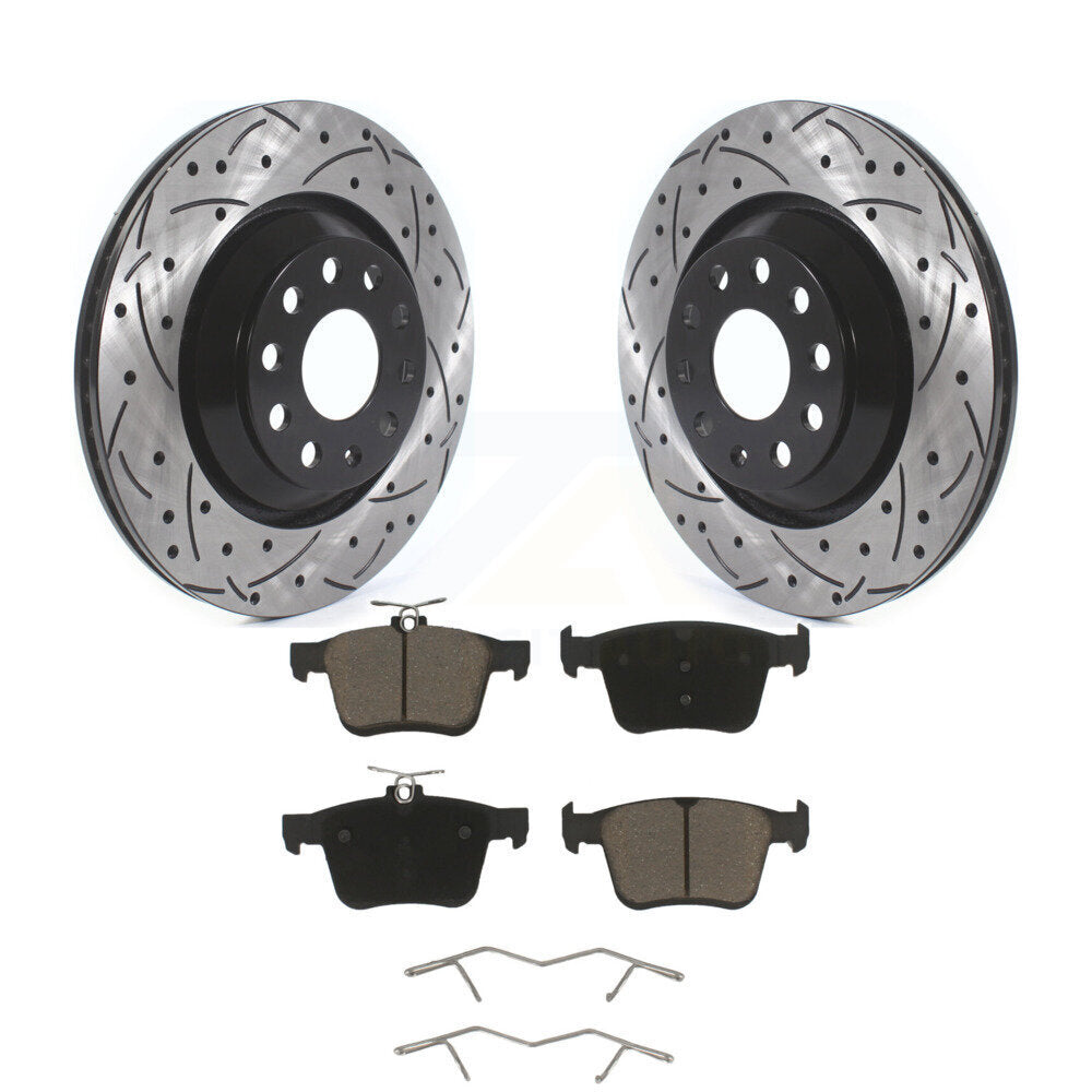 Coated Disc Rotors and Ceramic Brake Pads Kit-KDC-100905 - Kit.bestparts.ca