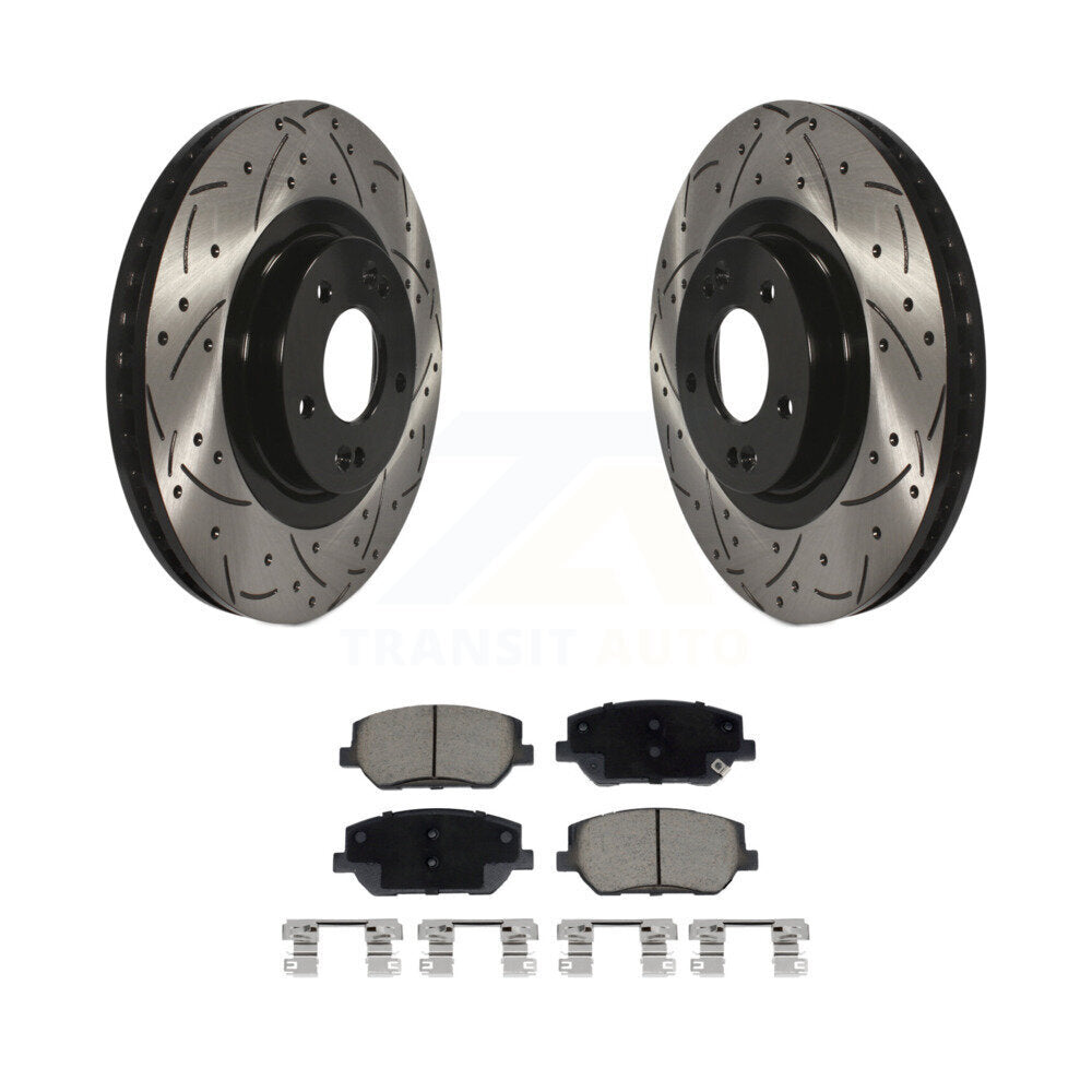 Coated Disc Rotors and Ceramic Brake Pads Kit-KDC-100953 - Kit.bestparts.ca Kit.bestparts.ca