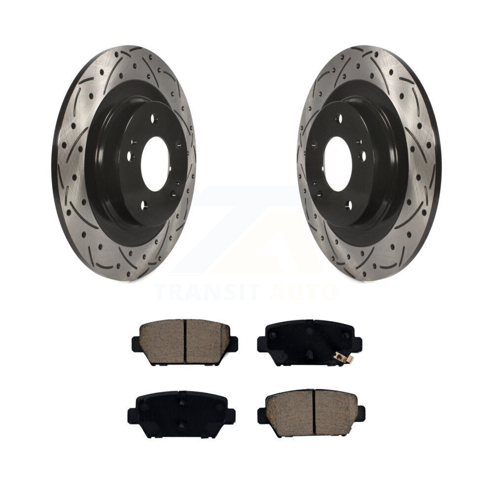 Coated Disc Rotors and Ceramic Brake Pads Kit-KDC-100962 - Kit.bestparts.ca Kit.bestparts.ca