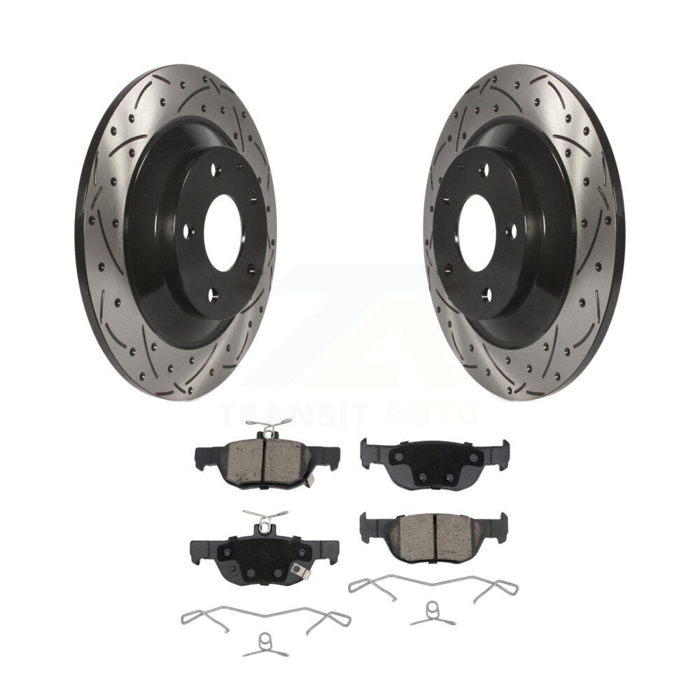 Coated Disc Rotors and Ceramic Brake Pads Kit-KDC-100972 - Kit.bestparts.ca Kit.bestparts.ca