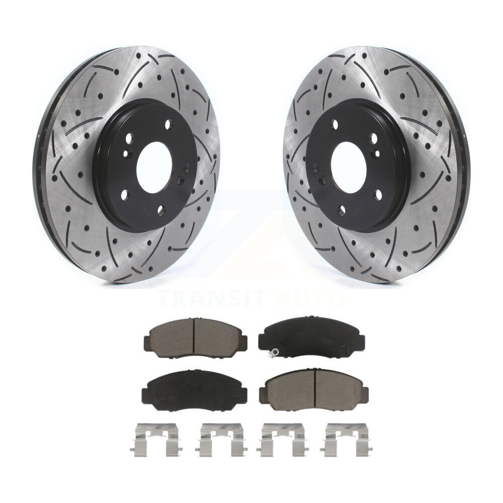 Coated Disc Rotors and Ceramic Brake Pads Kit-KDC-100974 - Kit.bestparts.ca Kit.bestparts.ca