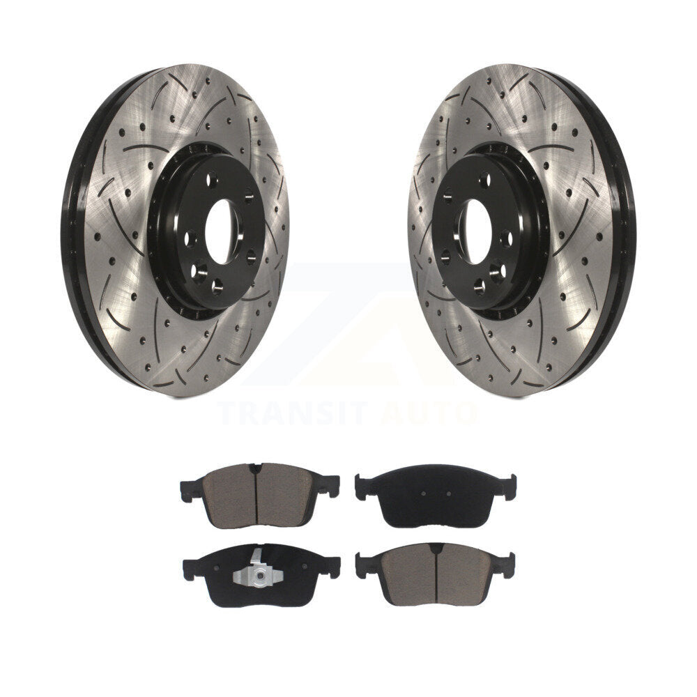 Coated Disc Rotors and Ceramic Brake Pads Kit-KDC-100982 - Kit.bestparts.ca Kit.bestparts.ca