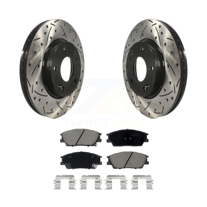 Coated Disc Rotors and Ceramic Brake Pads Kit-KDC-100984 - Kit.bestparts.ca