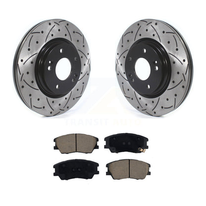 Coated Disc Rotors and Ceramic Brake Pads Kit-KDC-100985 - Kit.bestparts.ca