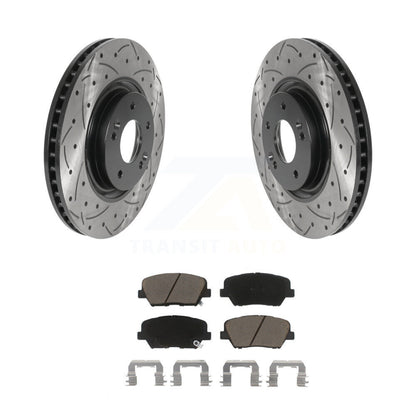 Coated Disc Rotors and Ceramic Brake Pads Kit-KDC-101013 - Kit.bestparts.ca