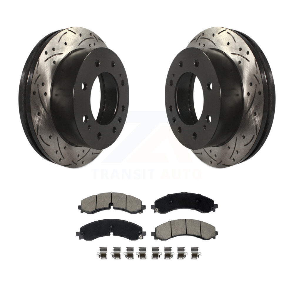 Coated Disc Rotors and Ceramic Brake Pads Kit-KDC-101095 - Kit.bestparts.ca