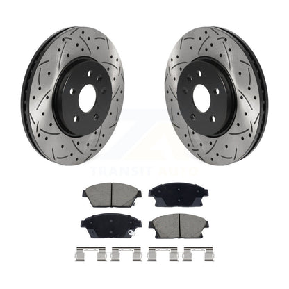 Coated Disc Rotors and Ceramic Brake Pads Kit-KDC-101104 - Kit.bestparts.ca