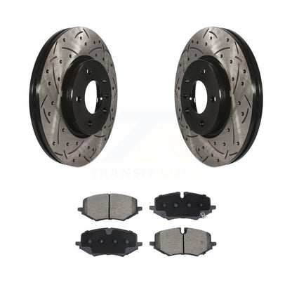 Coated Disc Rotors and Ceramic Brake Pads Kit-KDC-101106 - Kit.bestparts.ca