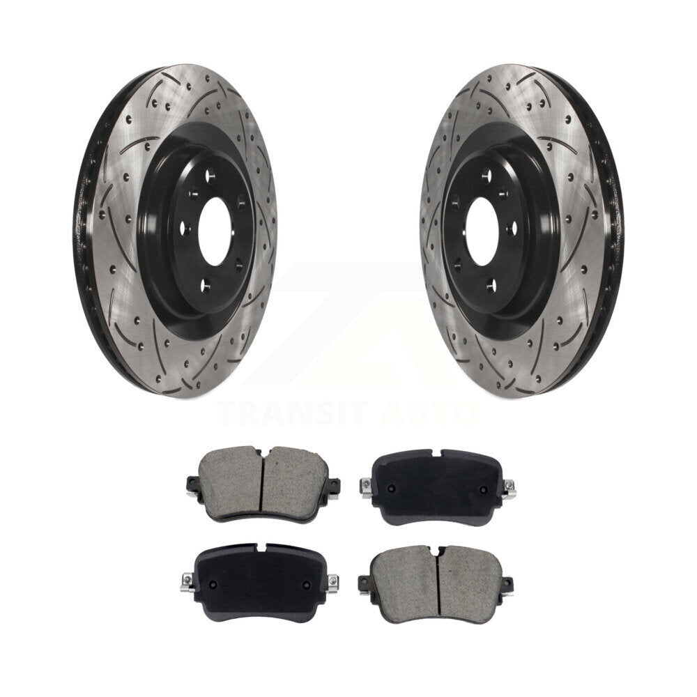 Coated Disc Rotors and Ceramic Brake Pads Kit-KDC-101116 - Kit.bestparts.ca