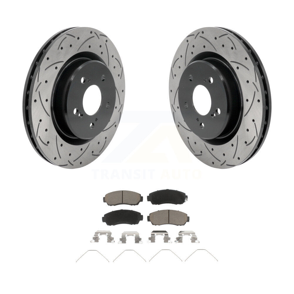 Disc Rotors and Ceramic Brake Pads Kit-KDC-101148 - Kit.bestparts.ca