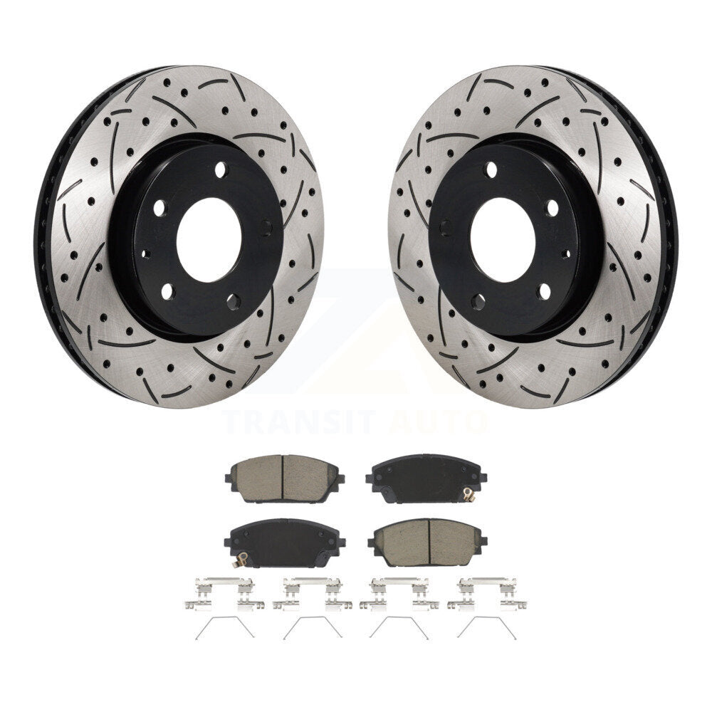 Disc Rotors and Ceramic Brake Pads Kit-KDC-101163 - Kit.bestparts.ca