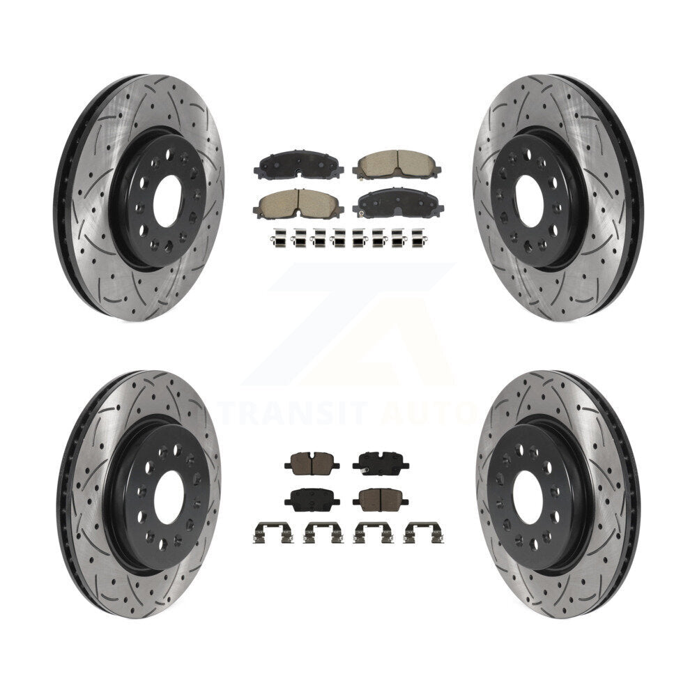 Disc Rotors and Ceramic Brake Pads Kit-KDC-101185 Kit.bestparts.ca