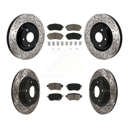 Coated Disc Rotors and Ceramic Brake Pads Kit-KDC-101236 - Kit.bestparts.ca