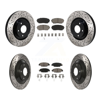 Coated Disc Rotors and Ceramic Brake Pads Kit-KDC-101237 - Kit.bestparts.ca