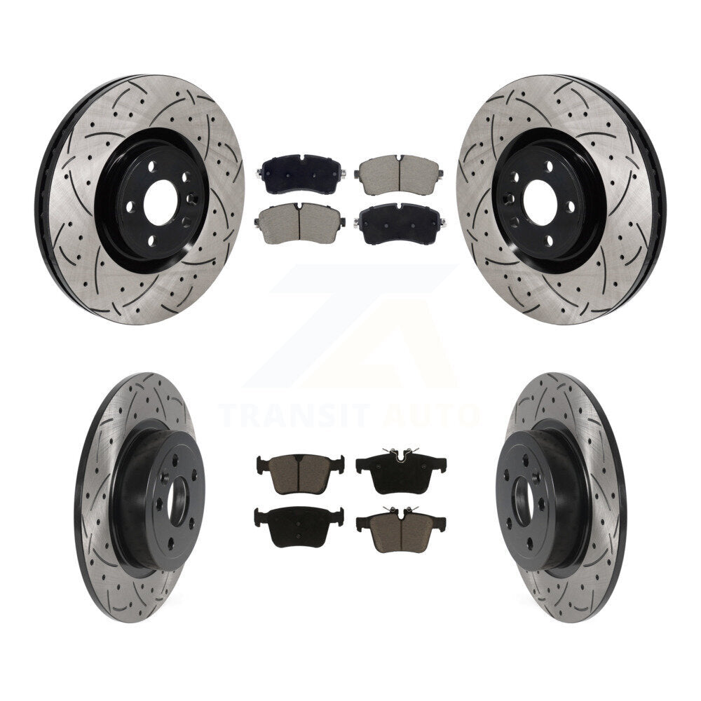 Coated Disc Rotors and Ceramic Brake Pads Kit-KDC-101295 - Kit.bestparts.ca