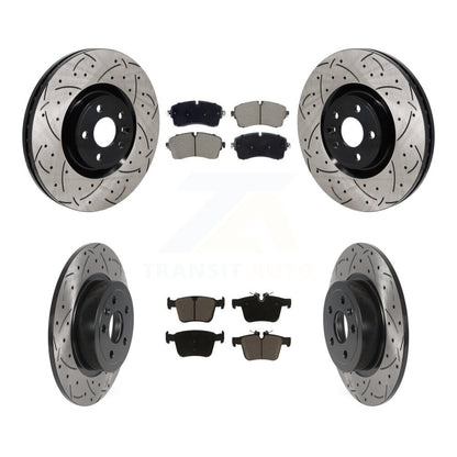 Coated Disc Rotors and Ceramic Brake Pads Kit-KDC-101295 - Kit.bestparts.ca