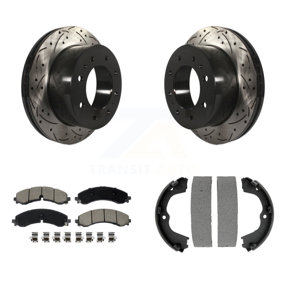 Coated Disc Rotors and Ceramic Brake Pads Kit-KDC-101297 - Kit.bestparts.ca