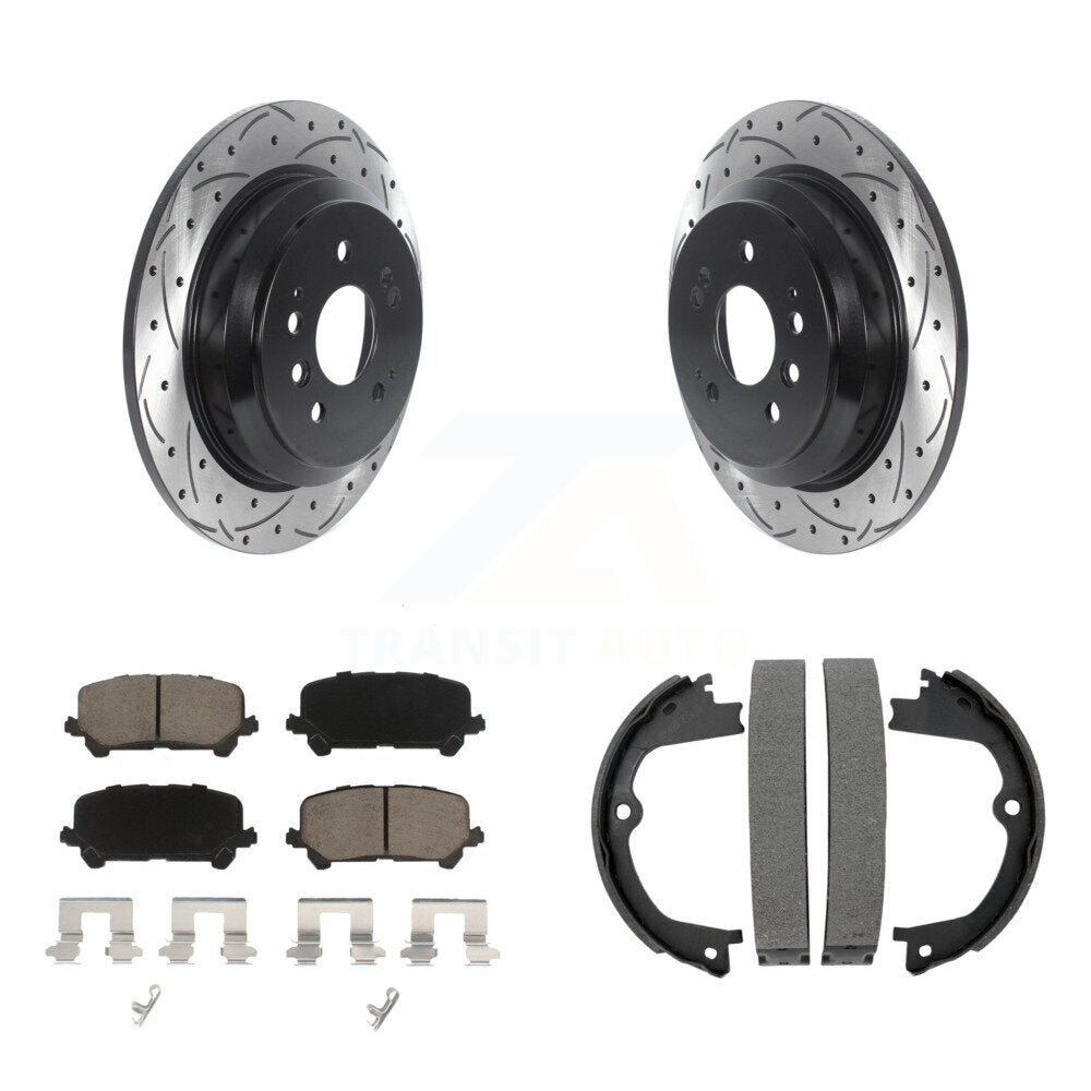 Coated Disc Rotors and Ceramic Brake Pads Kit-KDC-101300 - Kit.bestparts.ca