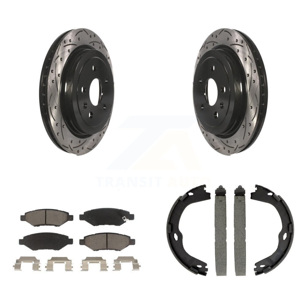 Coated Disc Rotors and Ceramic Brake Pads Kit-KDC-101303 - Kit.bestparts.ca