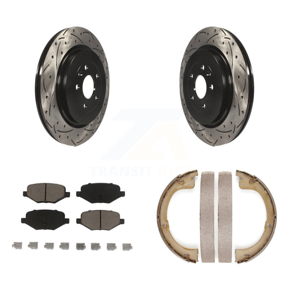 Coated Disc Rotors and Ceramic Brake Pads Kit-KDC-101332 - Kit.bestparts.ca