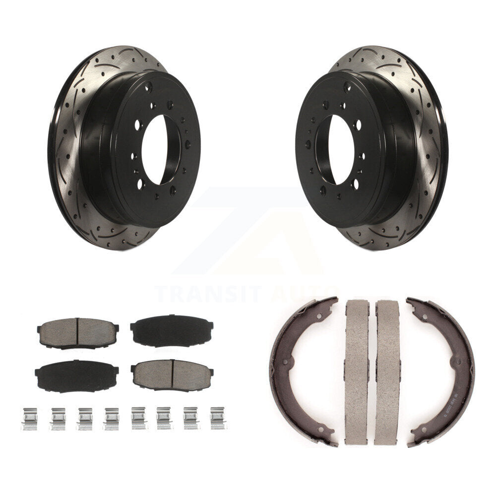 Coated Disc Rotors and Ceramic Brake Pads Kit-KDC-101352 - Kit.bestparts.ca