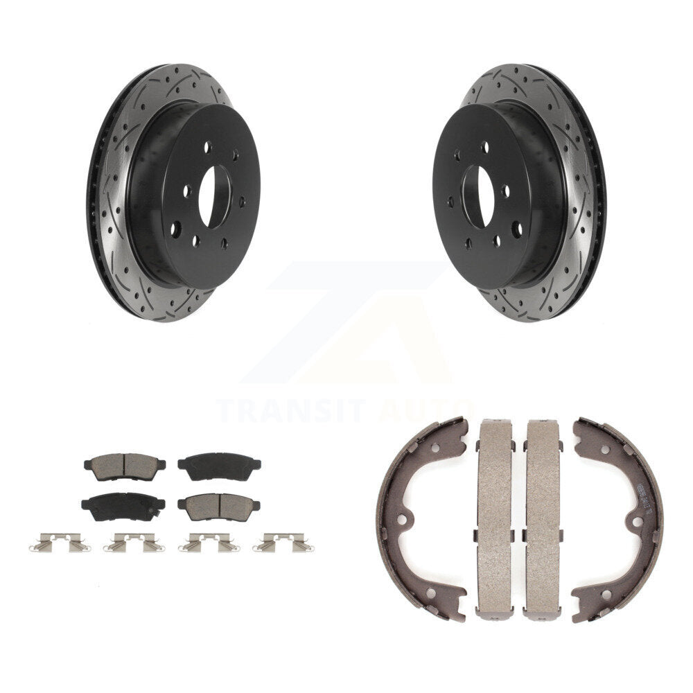 Coated Disc Rotors and Ceramic Brake Pads Kit-KDC-101355 - Kit.bestparts.ca