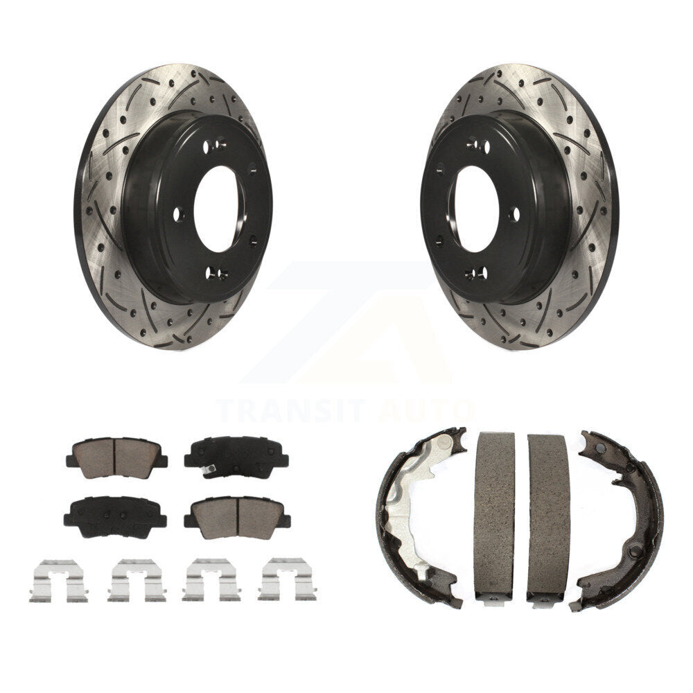 Coated Disc Rotors and Ceramic Brake Pads Kit-KDC-101384 - Kit.bestparts.ca