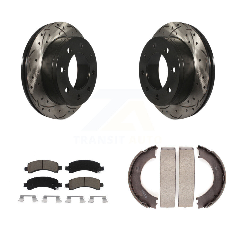 Coated Disc Rotors and Ceramic Brake Pads Kit-KDC-101385 - Kit.bestparts.ca