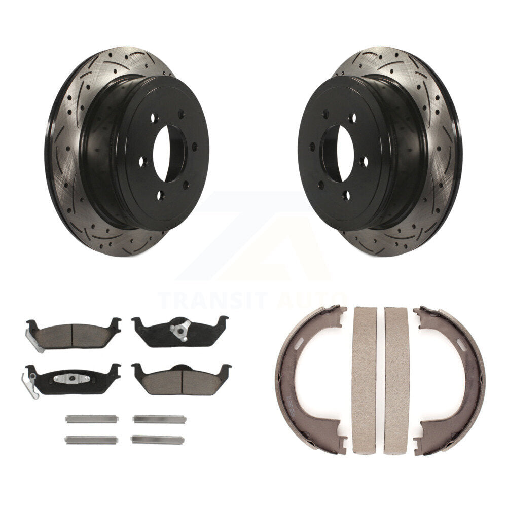Coated Disc Rotors and Ceramic Brake Pads Kit-KDC-101395 - Kit.bestparts.ca