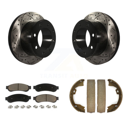 Coated Disc Rotors and Ceramic Brake Pads Kit-KDC-101420 - Kit.bestparts.ca