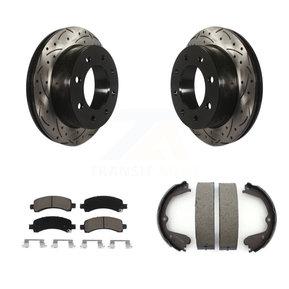 Coated Disc Rotors and Ceramic Brake Pads Kit-KDC-101440 - Kit.bestparts.ca
