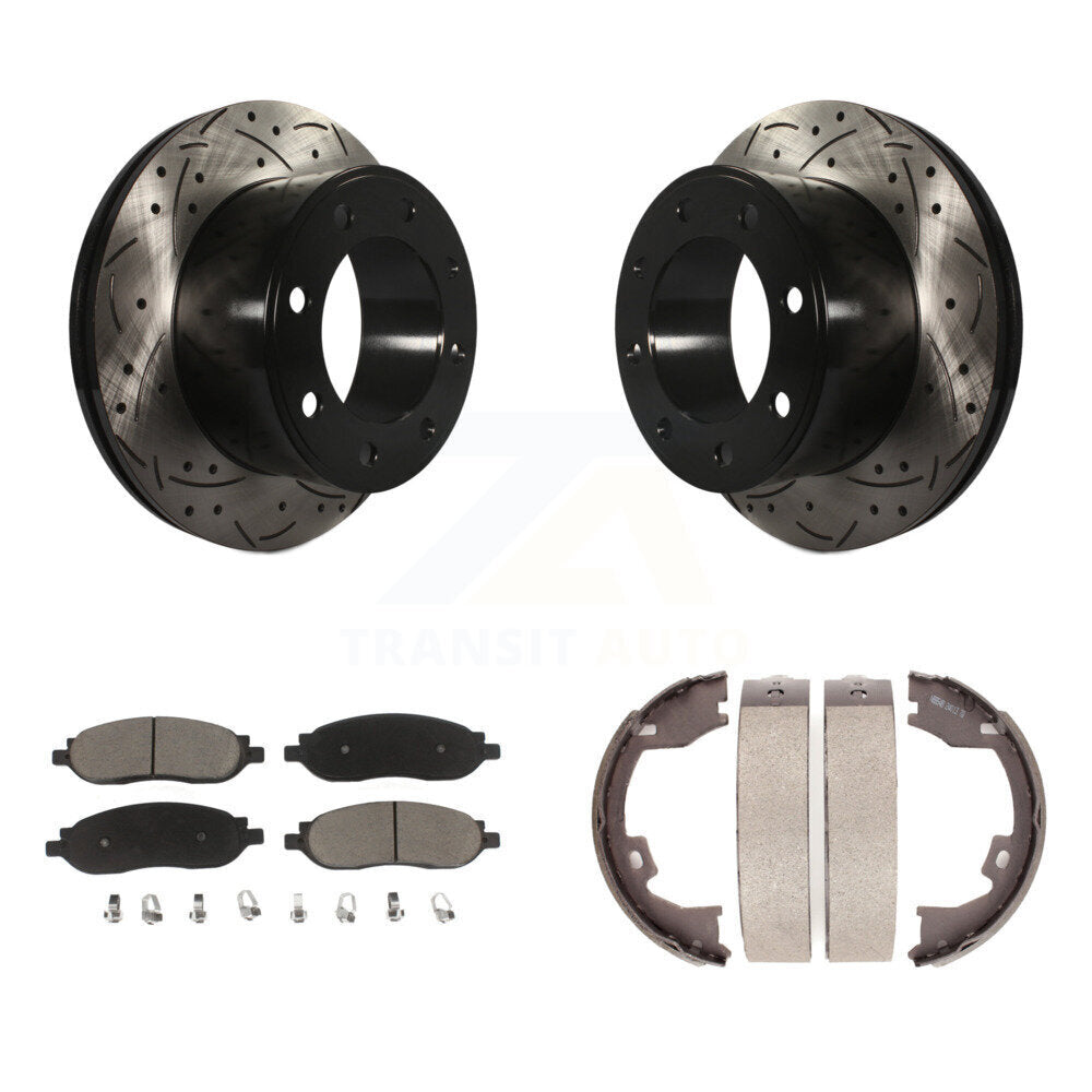 Coated Disc Rotors and Ceramic Brake Pads Kit-KDC-101453 - Kit.bestparts.ca