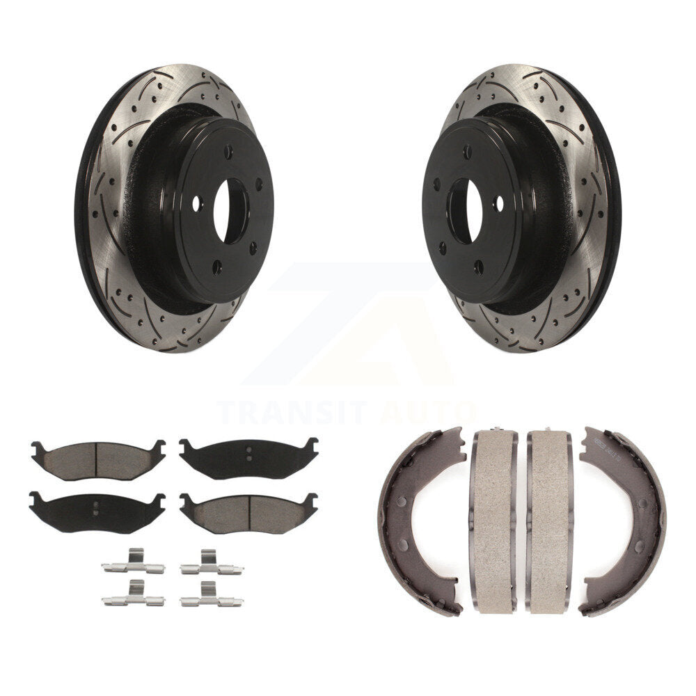 Coated Disc Rotors and Ceramic Brake Pads Kit-KDC-101454 - Kit.bestparts.ca