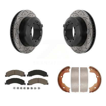 Coated Disc Rotors and Ceramic Brake Pads Kit-KDC-101456 - Kit.bestparts.ca