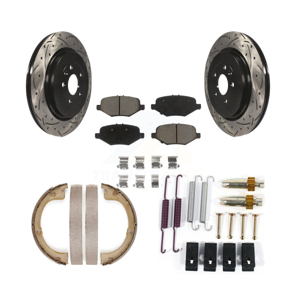 Coated Disc Rotors and Ceramic Brake Pads Kit-KDC-101512 - Kit.bestparts.ca Kit.bestparts.ca
