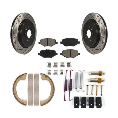 Coated Disc Rotors and Ceramic Brake Pads Kit-KDC-101512 - Kit.bestparts.ca