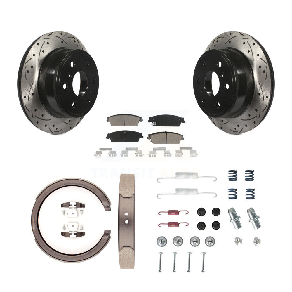 Coated Disc Rotors and Ceramic Brake Pads Kit-KDC-101554 - Kit.bestparts.ca