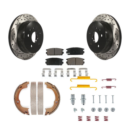Coated Disc Rotors and Ceramic Brake Pads Kit-KDC-101565 - Kit.bestparts.ca