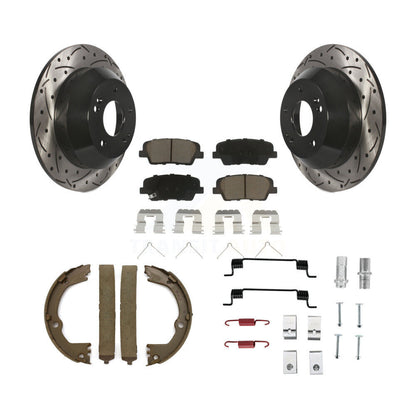 Coated Disc Rotors and Ceramic Brake Pads Kit-KDC-101599 - Kit.bestparts.ca