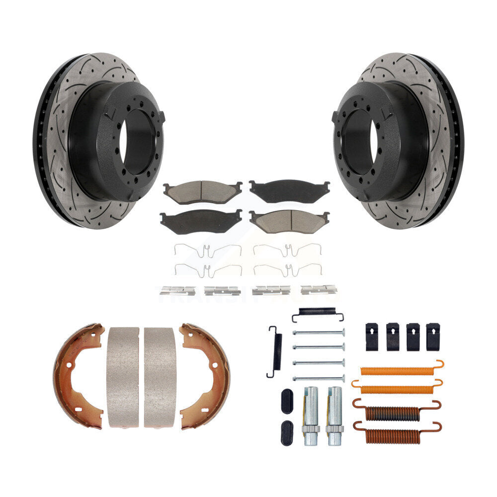 Coated Disc Rotors and Ceramic Brake Pads Kit-KDC-101629 - Kit.bestparts.ca Kit.bestparts.ca