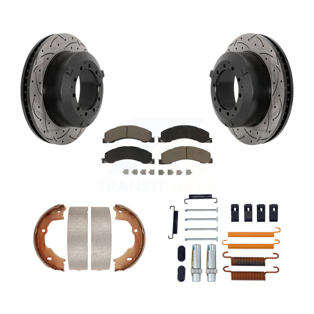 Coated Disc Rotors and Ceramic Brake Pads Kit-KDC-101635 - Kit.bestparts.ca