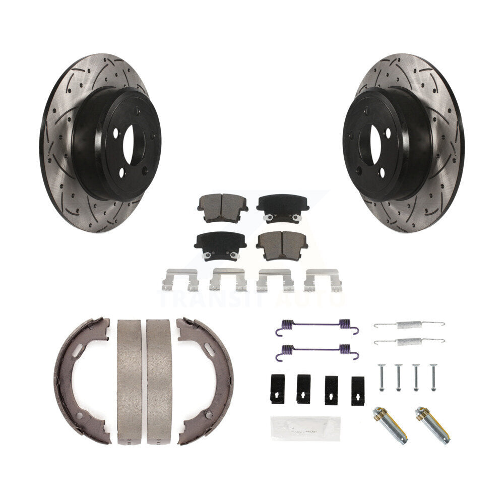 Coated Disc Rotors and Ceramic Brake Pads Kit-KDC-101638 - Kit.bestparts.ca
