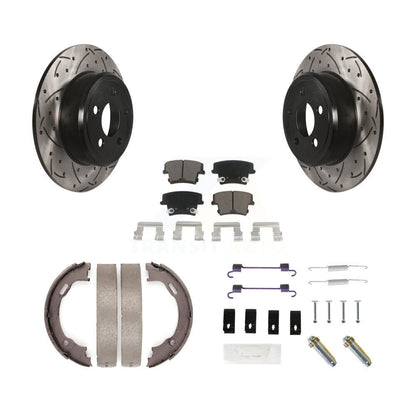 Coated Disc Rotors and Ceramic Brake Pads Kit-KDC-101638 - Kit.bestparts.ca