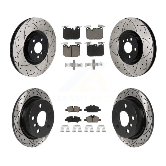 Coated Disc Rotors and Ceramic Brake Pads Kit-KDC-101663