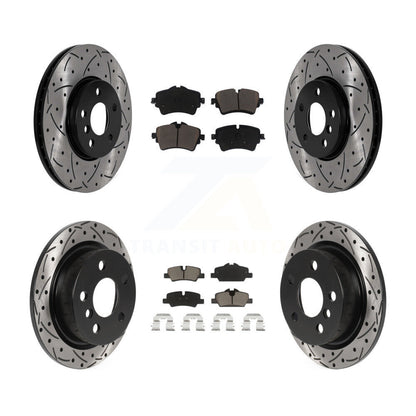Coated Disc Rotors and Ceramic Brake Pads Kit-KDC-101679