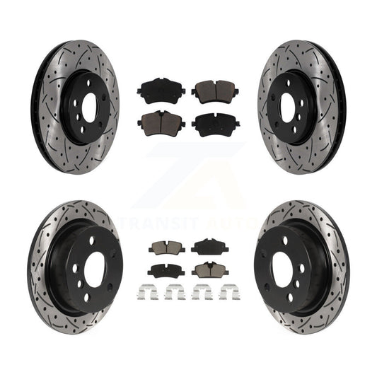 Coated Disc Rotors and Ceramic Brake Pads Kit-KDC-101679