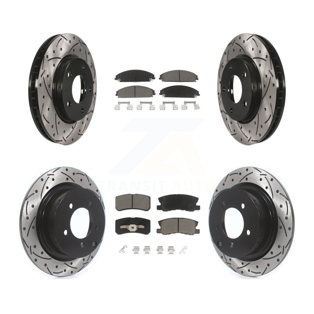 Disc Rotors and Ceramic Brake Pads Kit-KDC-101682