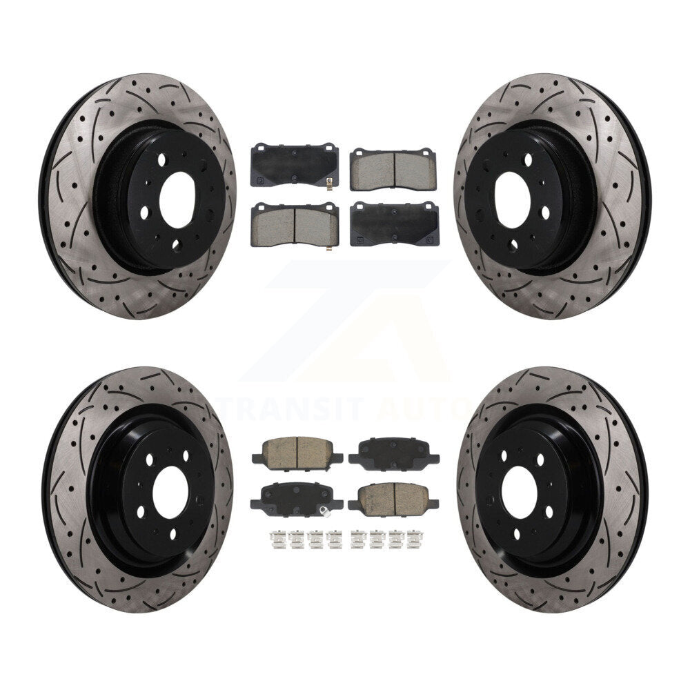 Disc Rotors and Ceramic Brake Pads Kit-KDC-101684